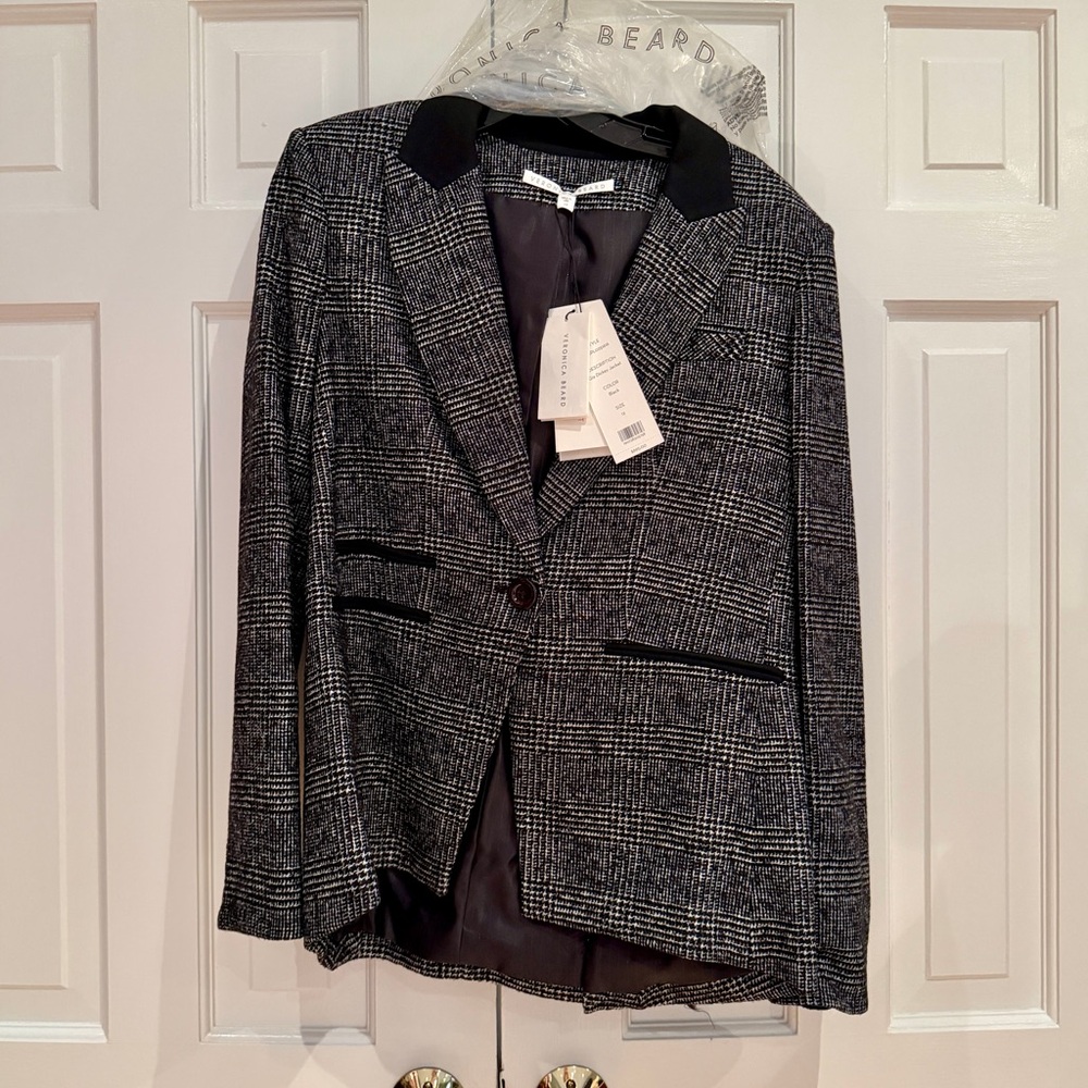 NWT Veronica Beard Gia Dickey Blazer Jacket in Size 12